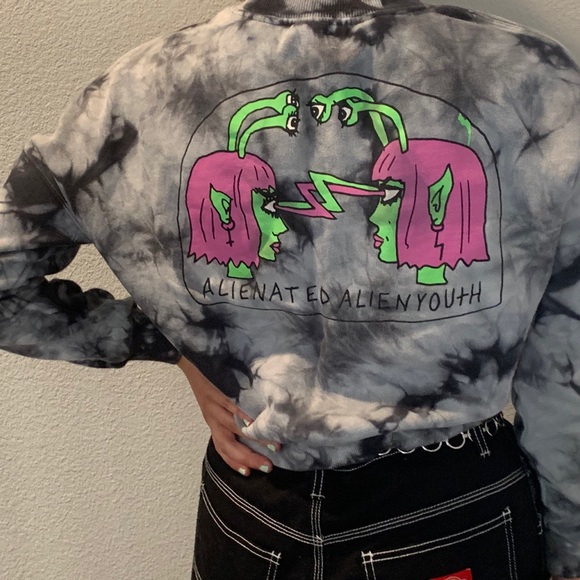 Volcom cropped crew neck sweater - Picture 2 of 6